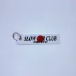 Брелок для ключей тканевый SLOW CAR CLUB — фото