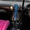 Ручка переключения передач в стиле JDM 25cm., граненая (Синий) — фото