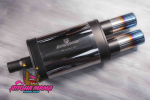 Глушитель REMUS made in Austria 0607 под 2 выхода, универсальный 51-63mm.(вход) 650mm.(длина) 1