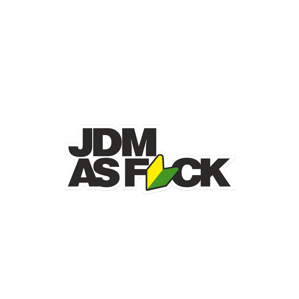 Наклейка JDM AS FUCK