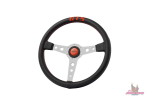 Спортивный руль momo prototipo GTS из кожи (без выноса) 6