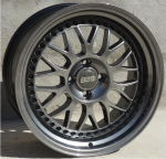 Комплект дисков BBS LM R17 9.5J ET 25 4x100 (Hyper Black)