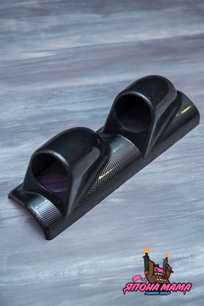 Подиум карбоновый под 2 прибора 52 mm. на левую стойку
