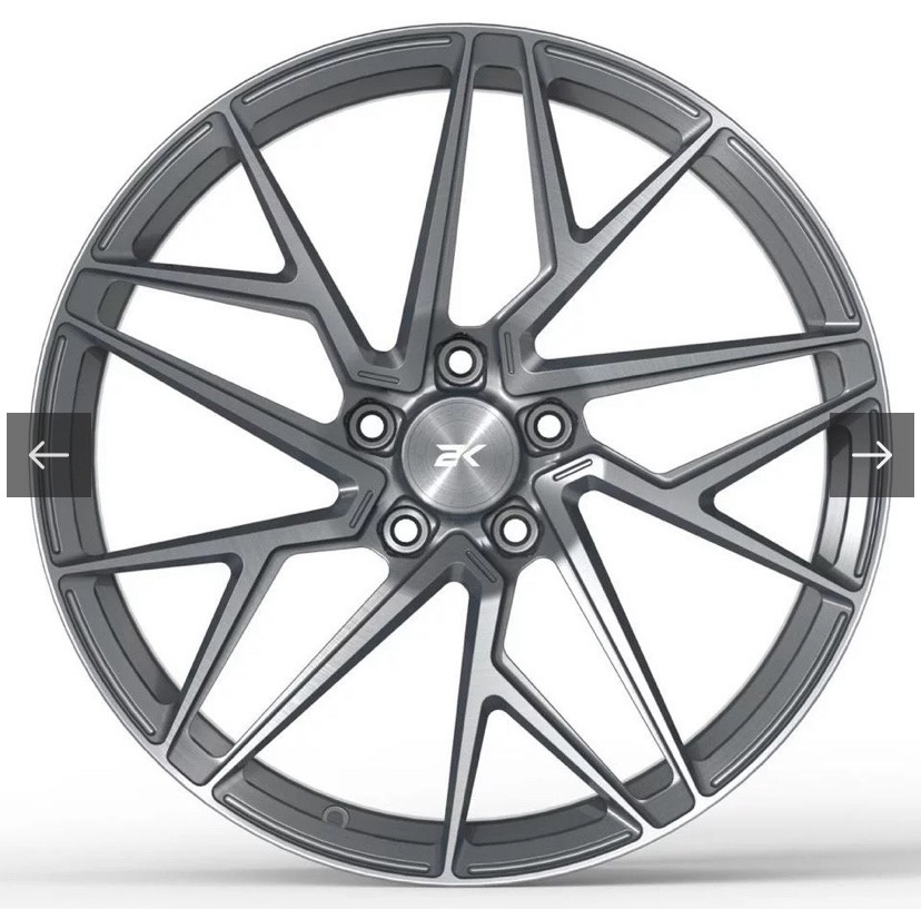 Комплект разношироких кованых дисков R22 2k01 5x112 9.5j ET25 / 10.5j ET29 DIA:66.6 (Gloss Black) 1