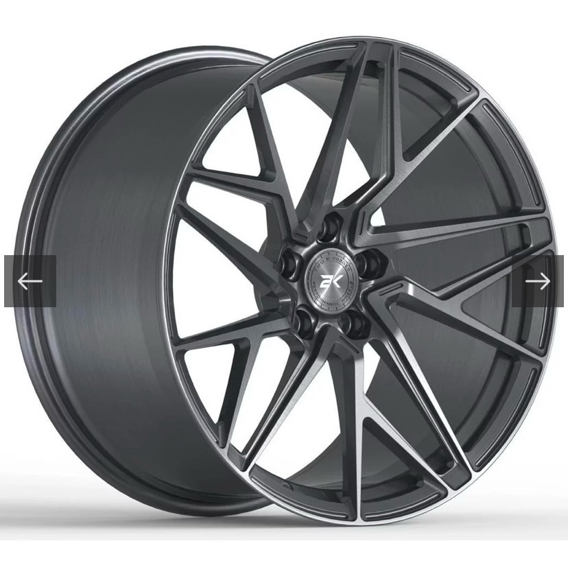 Комплект разношироких кованых дисков R22 2k01 5x112 9.5j ET25 / 10.5j ET29 DIA:66.6 (Gloss Black) 3