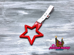 Цурикава звезда красная (пластиково-силиконовый белый ремешок)