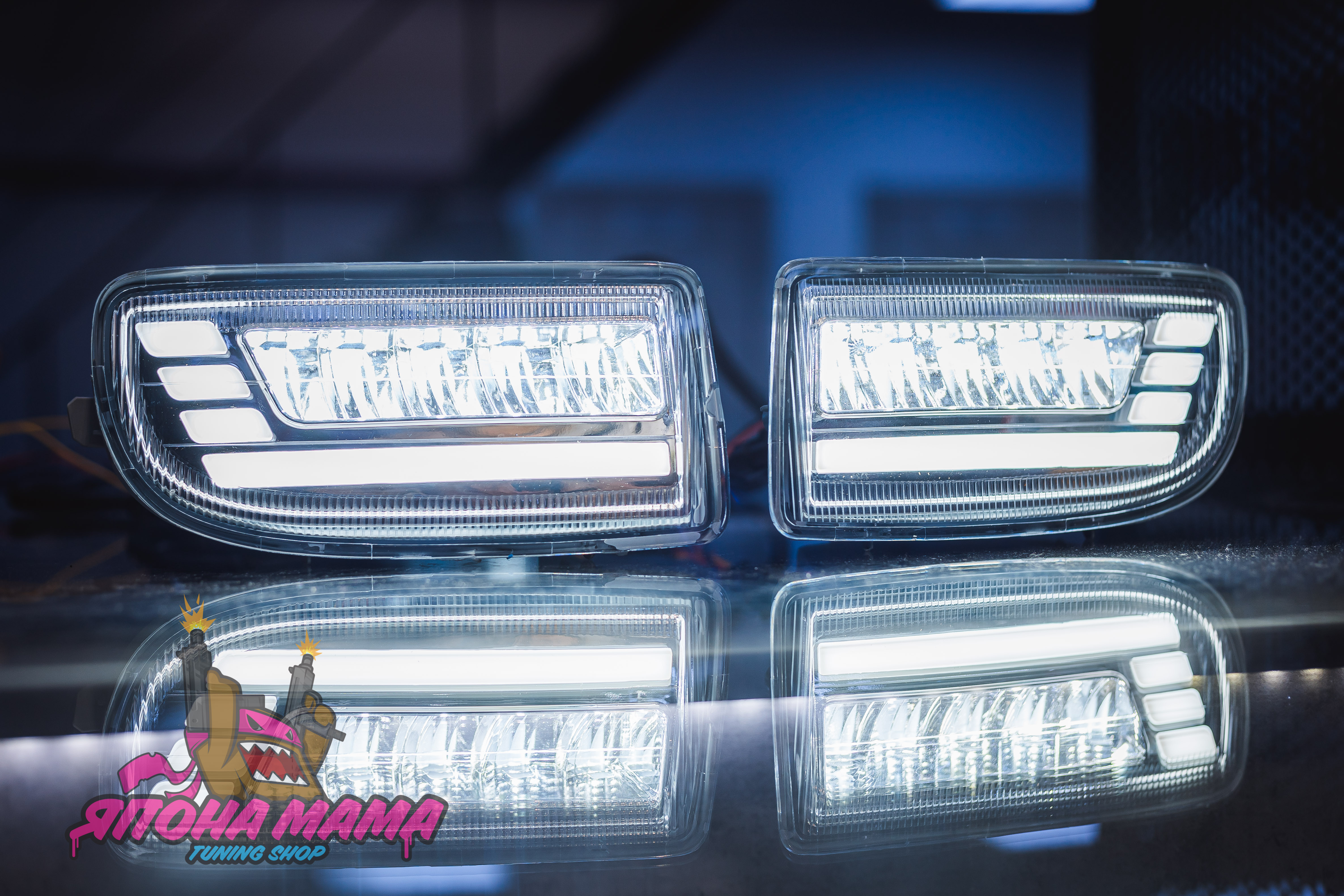 Диодные ПТФ для Toyota Land Cruiser 100 2