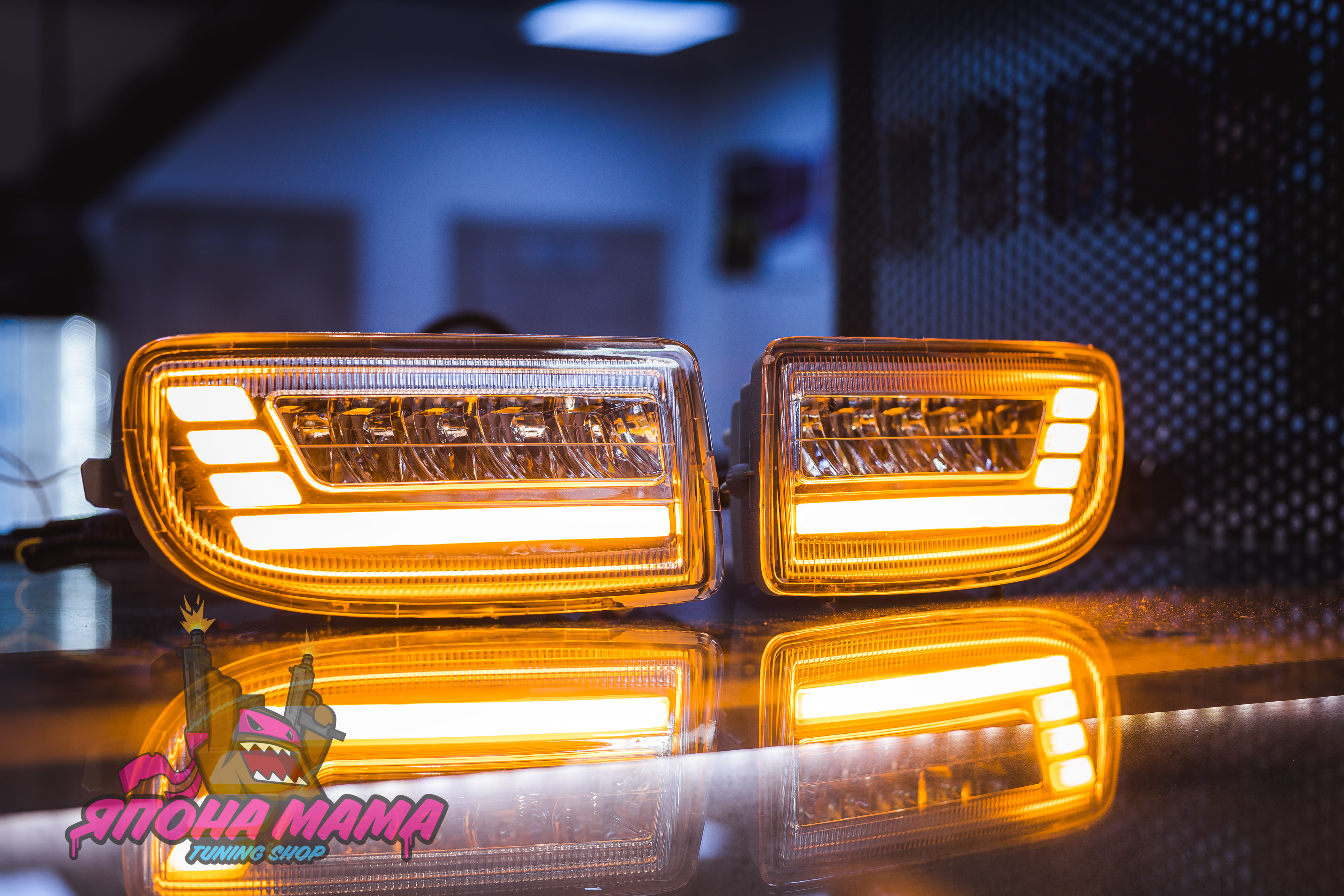 Диодные ПТФ для Toyota Land Cruiser 100 3
