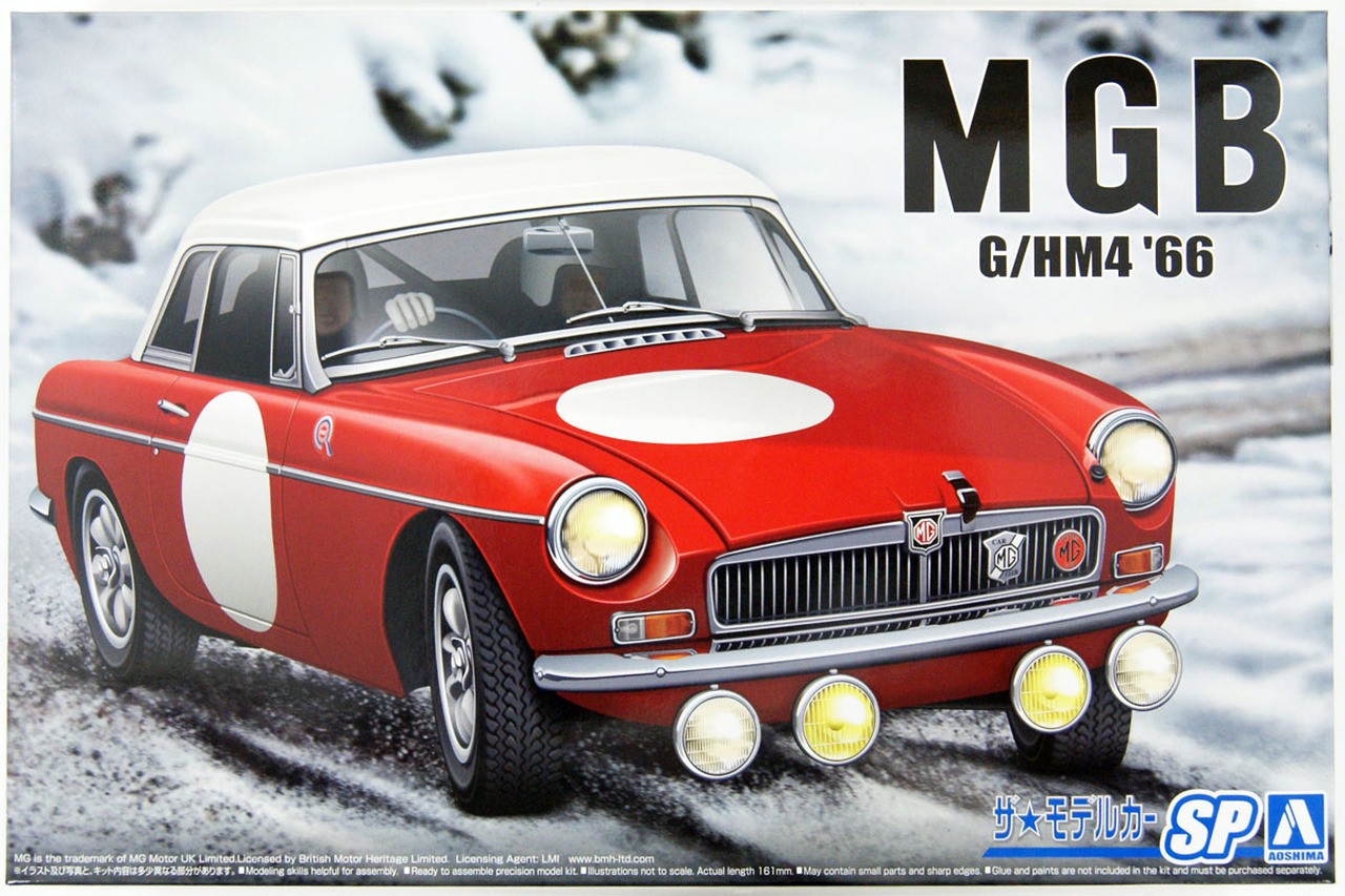 Сборная модель BLMC G/HM4 MG-B CLUB RALLY VER. `66
