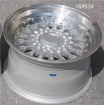 Комплект разношироких дисков BBS RS R16 8j ET25 / 9J ET20 5x100 / 114.3 (серебро)