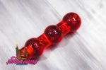 Ручка переключения передач в стиле JDM "шарики" 15cm. (Красный) 2
