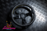 Спортивный руль Vertex Black Edition из кожи 1