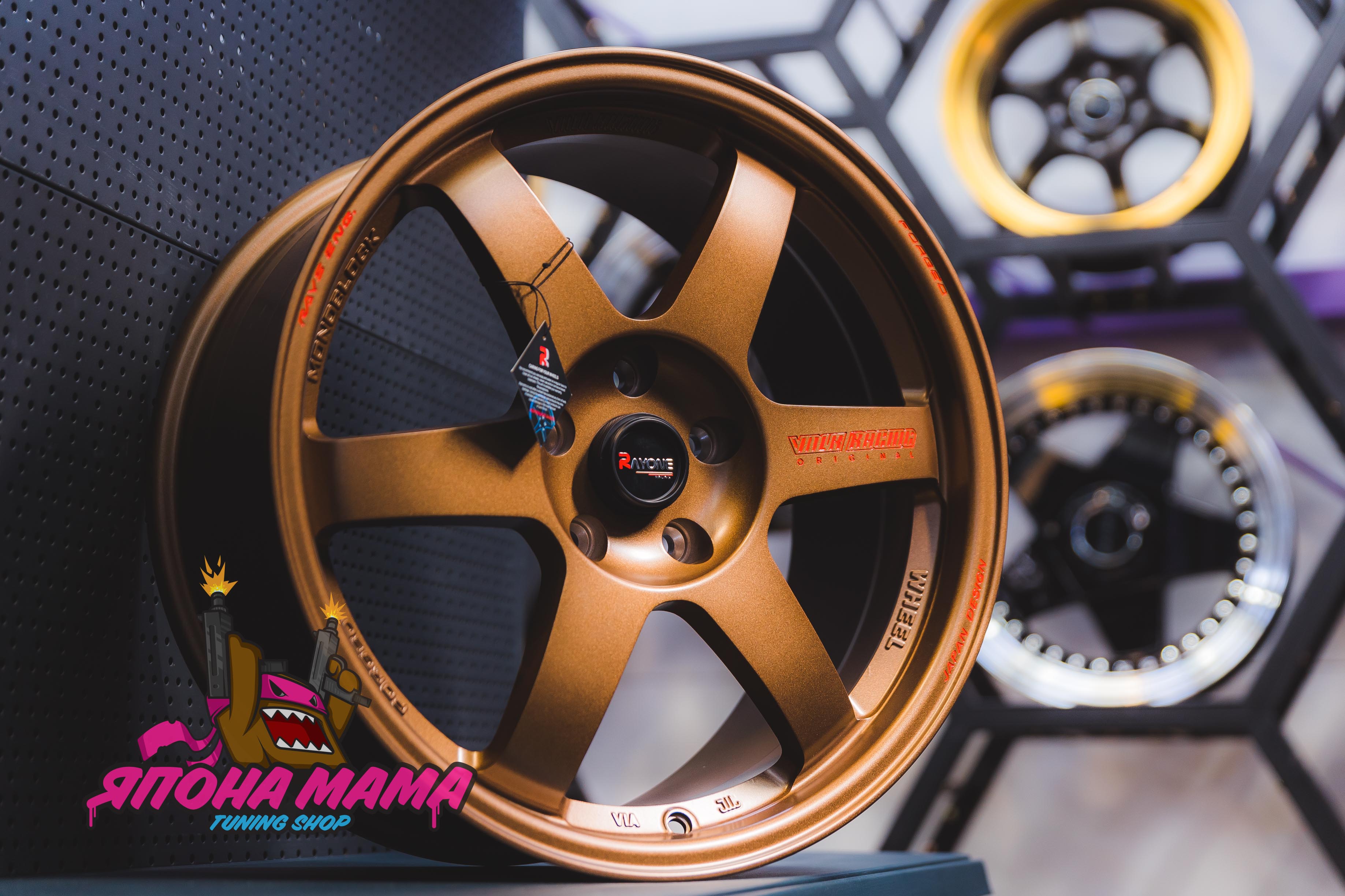 Комплект дисков Volk Racing TE37 R18 8.5j ET38 5x114.3 (бронзовые)