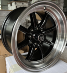 Комплект дисков Watanabe с полкой R14 8j ET -13 4x100 / 114.3 (черные)