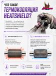 Бочка выхлопная Borla с термоизоляцией Heatshield (51мм) 2