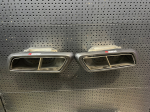 Насадки Akrapovic Style карбон (пара) квадратный выход
