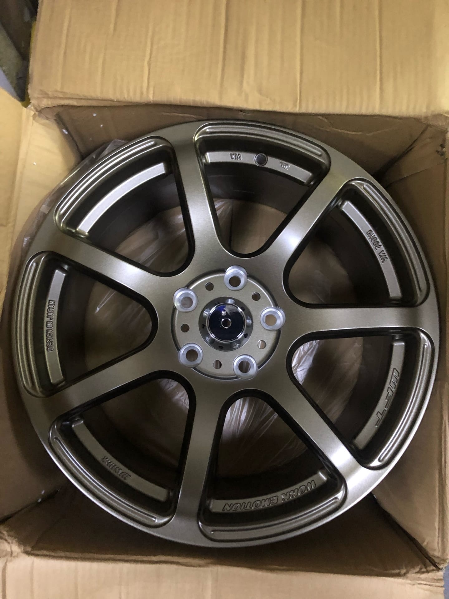 Комплект дисков Work Emotion T7R R17 8j ET35 5x114.3 (матовая бронза)
