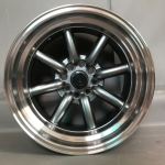 Комплект дисков Watanabe редкие параметры R15 10.5j ET -32 4x100 / 114.3 (графит + хром)