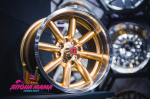Комплект дисков Watanabe с полкой R15 8j ET0 4x100 / 114.3 (золото + хром)