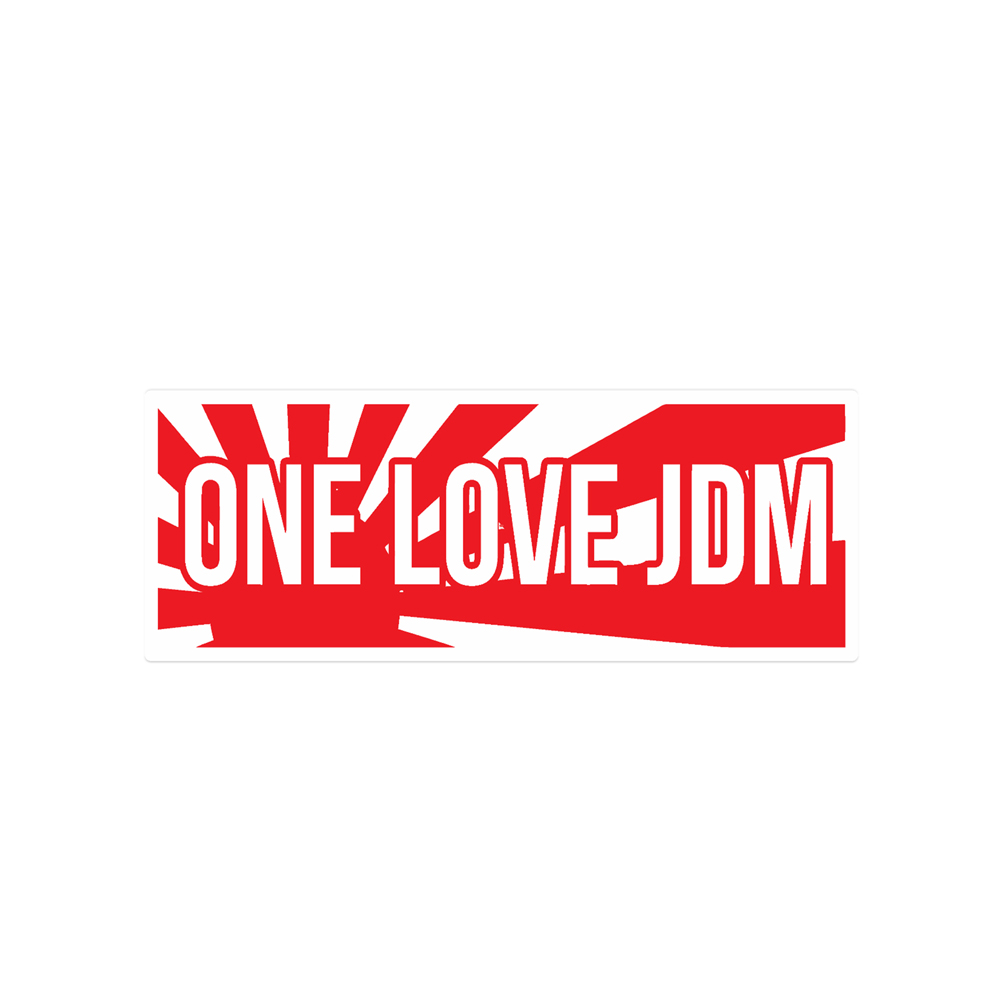 Наклейка "One Love JDM"