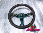 Спортивный руль Nardi Competition Neo Chrome из перфорированной кожи ver.2
