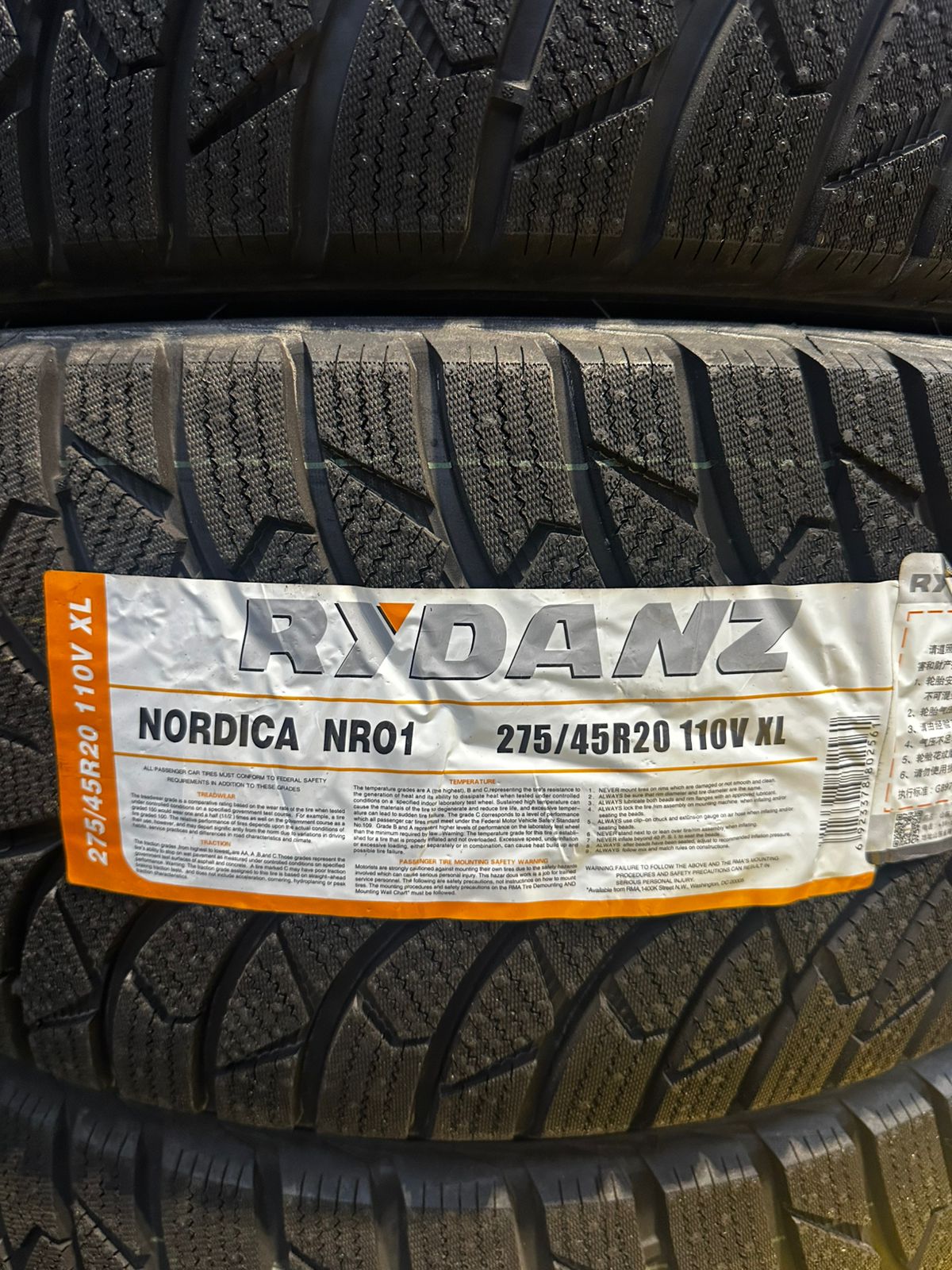 Шины RYDANZ NORDICA NR01 275/45 R20 110V XL 2