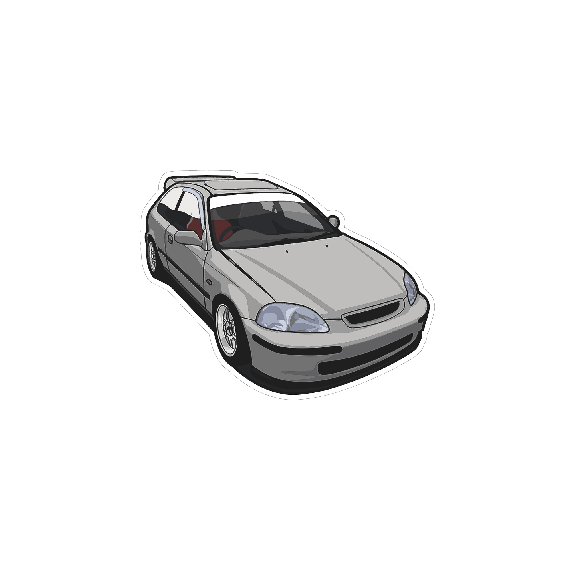 Наклейка Honda Civic