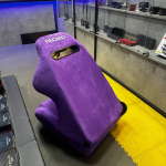 Спортивное сиденье полуковш Recaro sr 3 фиолетовое (левый) 3
