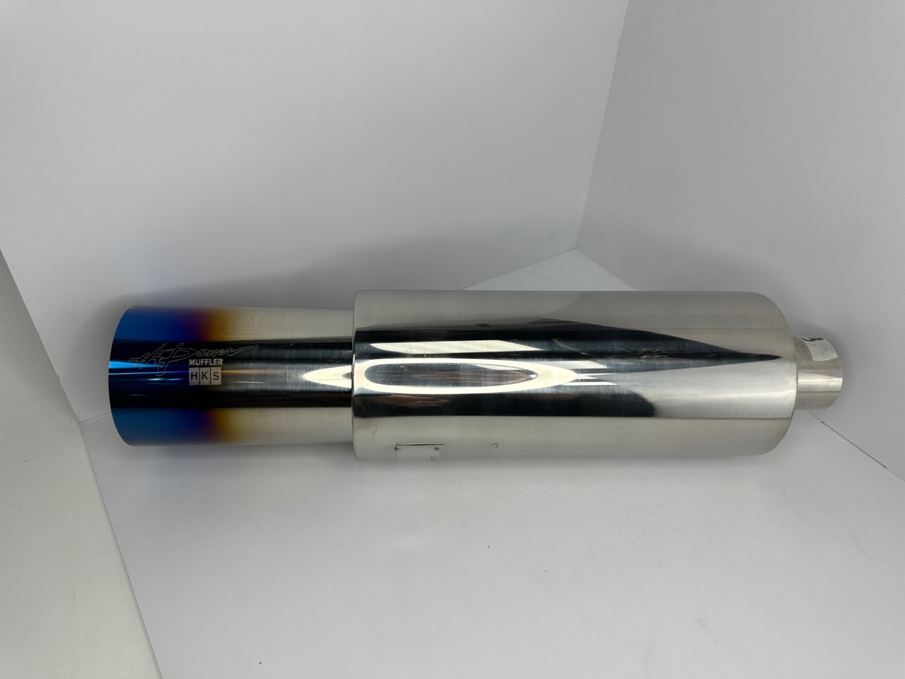 Глушитель HKS Hi-Power тихий бас 51mm.вход / 89mm.выход (универсальный) Уценка 3 1
