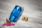 Ручка переключения передач в стиле JDM 10cm., спираль (cиний) 2