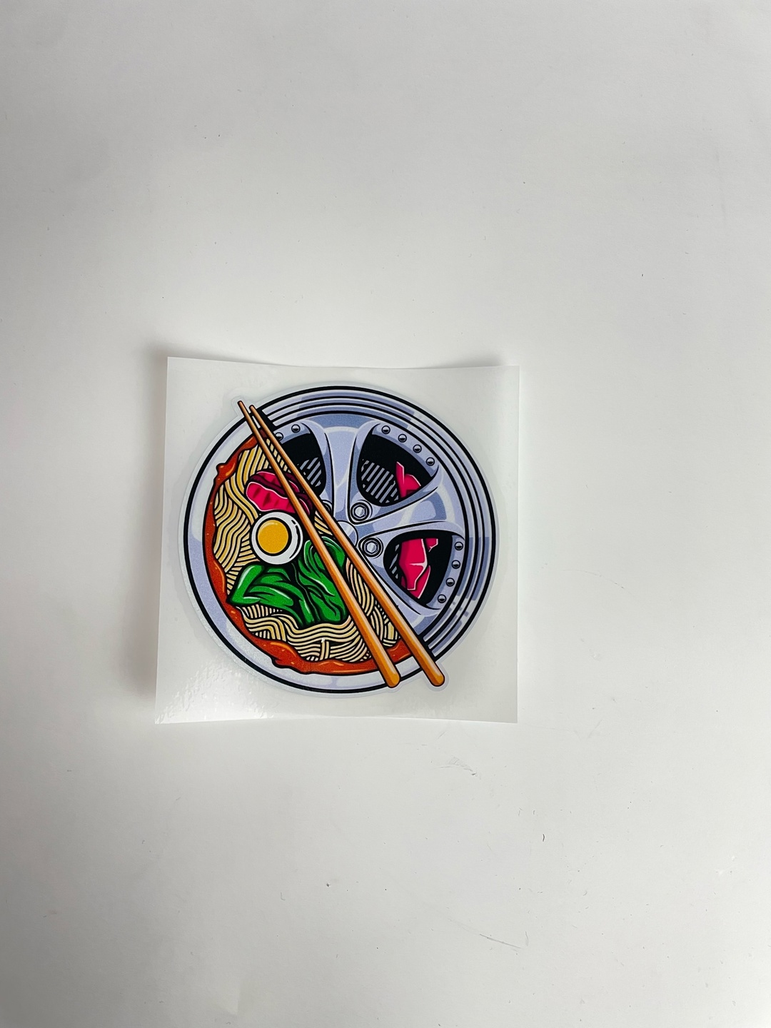 Наклейка светоотражающая Sushi wheel