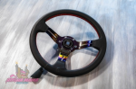 Спортивный руль Nardi Competition Titan из перфорированной кожи