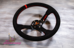 Спортивный руль TRD замшевый с выносом 2