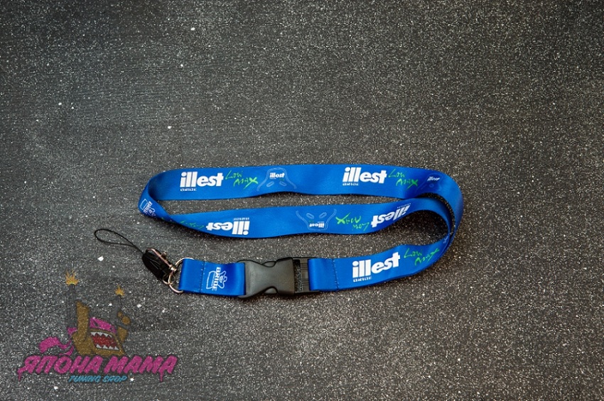 Лента BRIDE illest для ключей синяя (бэйджкипер)