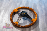 Руль W-Power под дерево с черными спицами (350 mm.) 2