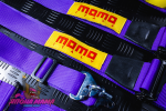 Спортивные ремни безопасности MOMO 5-и точечные высокое качество, быстросъемный крепеж (Фиолетовый) 3