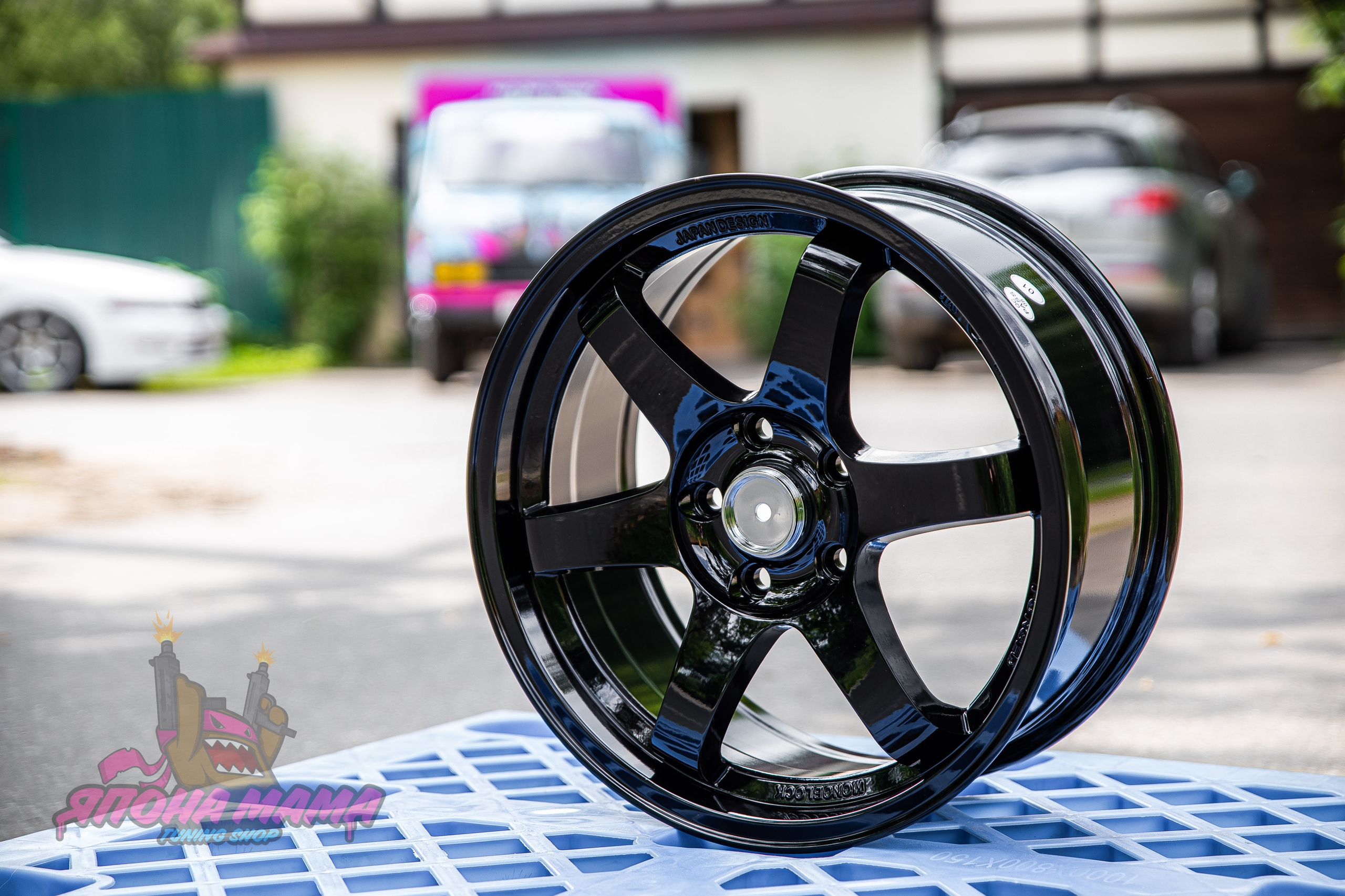 Комплект дисков Volk Racing TE37 R18 9j ET35 5x114.3 73.1 (черные)