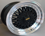 Комплект дисков BBS RS R15 7j ET20 4x100 / 108 DIA 74.1 (черные)