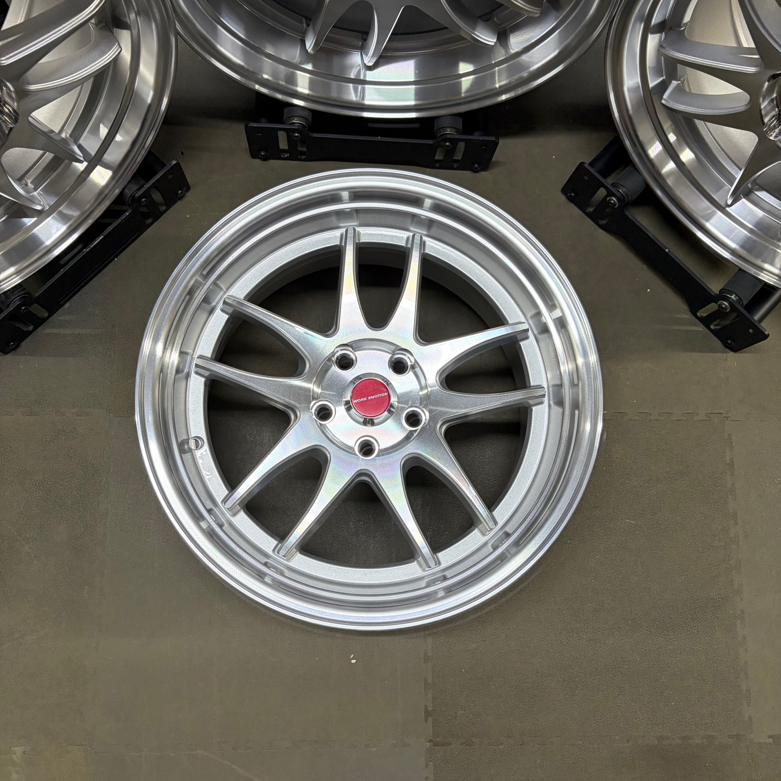 Комплект разношироких дисков Work Emotion CR2P с полкой R18 9J ET30 10J ET30 5x114.3 5