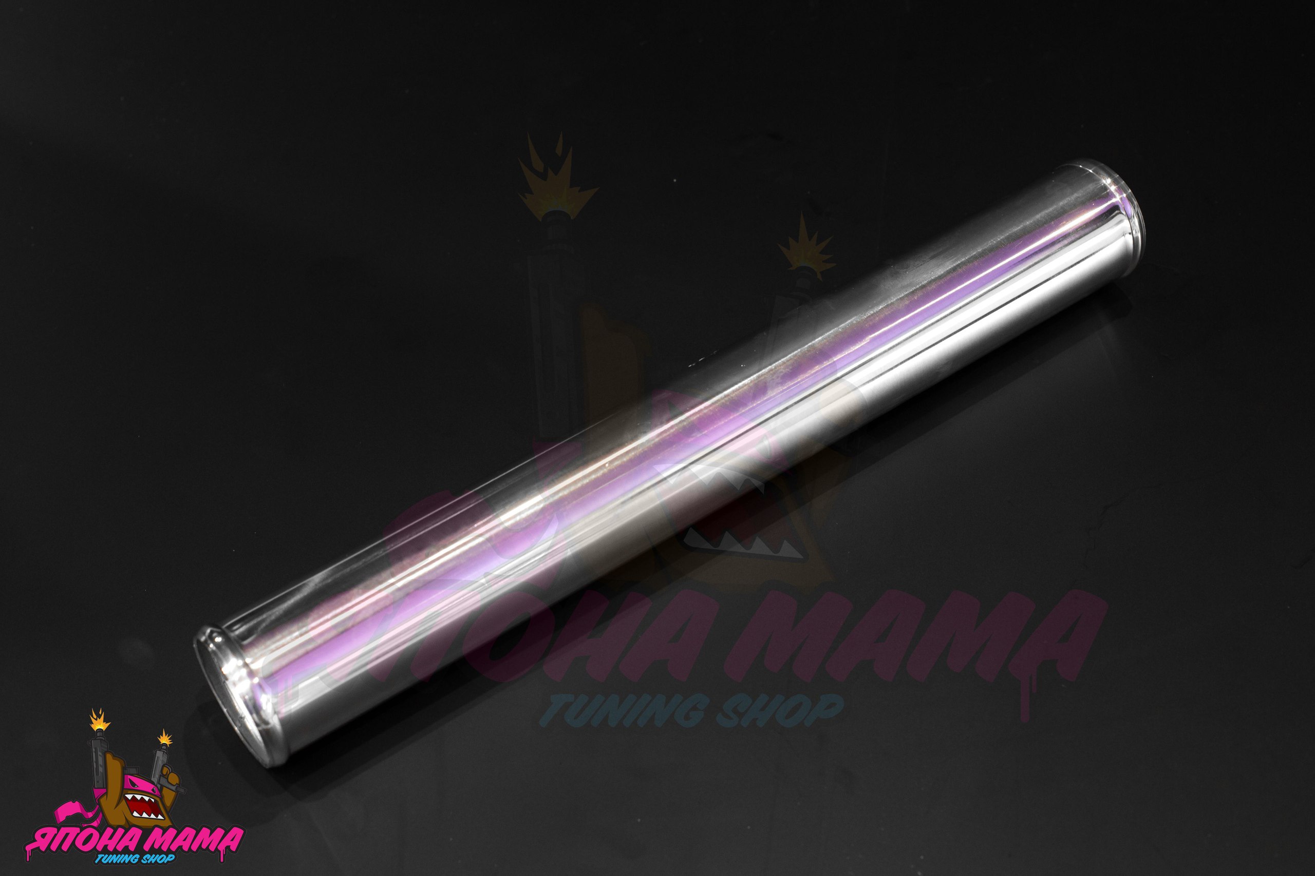 Патрубок алюминиевый диаметр 38 mm., длинный (прямой)