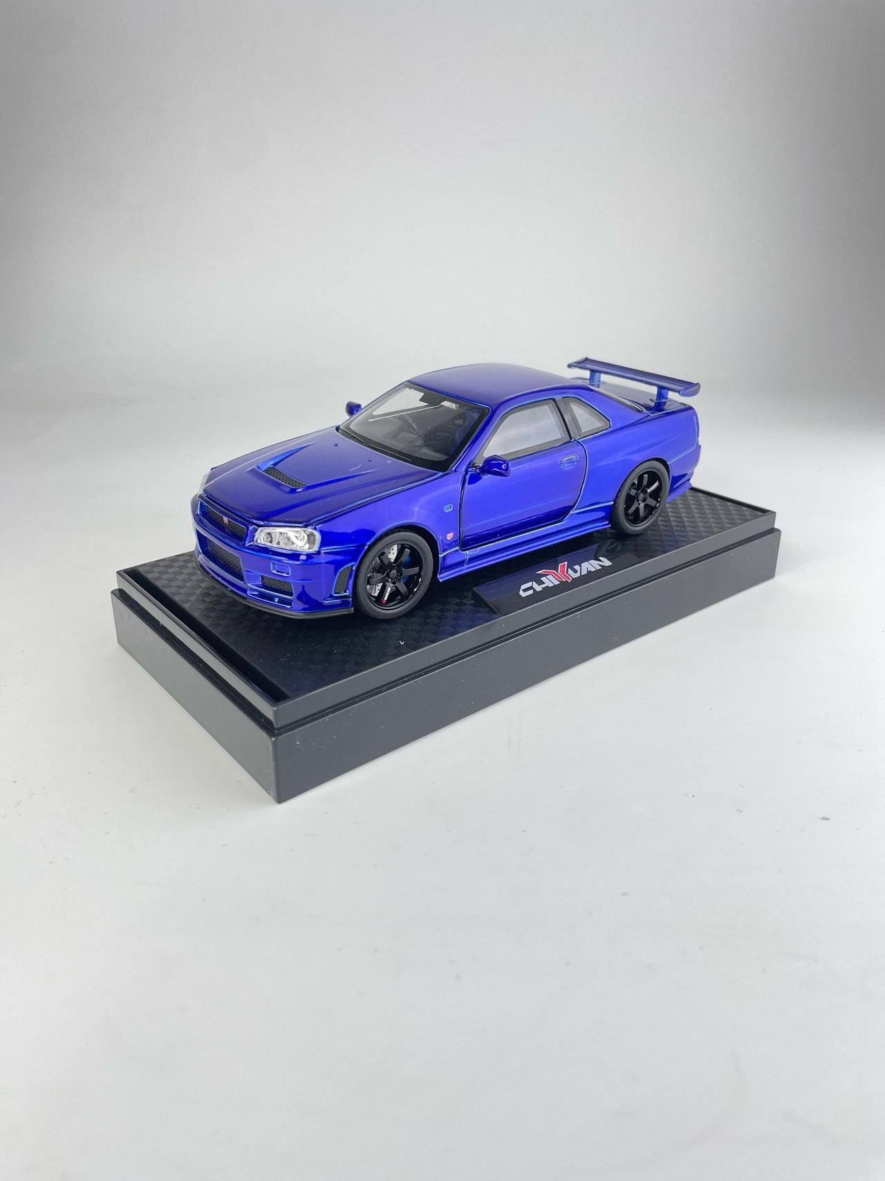 Металлическая модель  Nissan Skyline GT-R (R34) ver.3 Fast & Furious Brian's (синий)