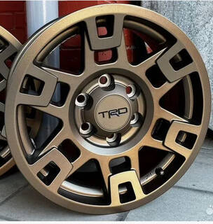Комплект кованых дисков TRD R18 7.5J 6x139.7 ET25 ЦО 106.1 (Бронза)