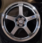 Комплект дисков Advan GT R15 6.5J ET38 4x100 (серебристый)