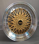 Комплект дисков BBS RS R15 7j ET20 4x100 / 108 DIA 74.1 (золотые)