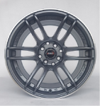 Комплект дисков Weds R15 8.25J ET15 4x100/114.3 (matte grey lip)