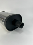 Глушитель REMUS made in Austria 0607 под 1 выход прямоугольный, универсальный 51-63mm.(вход) 580mm.(длина) 3