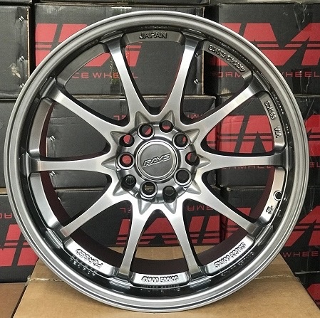 Комплект дисков RAYS Volk Racing CE28 с полкой R18 8.5j ET35 5x100/114.3 (Hyper Black)