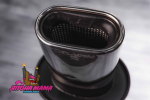 Глушитель REMUS made in Austria 0607 под 1 выход прямоугольный, универсальный 63mm.(вход) 670mm.(длина) 2