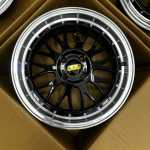 Комплект дисков BBS LM R17 7.5j ET38 4x100 (черные) 4