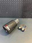 Насадка закрытого типа на глушитель AKRAPOVIC Style глянцевый карбон (вход: 52-55 , выход:76) 3